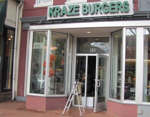 Barracks Row Kraze Burger Opens Today