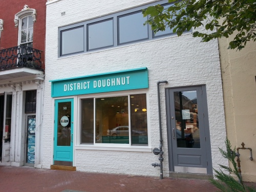 District Doughnuts at 749 8th Street, SE, Across from the Marine Barracks