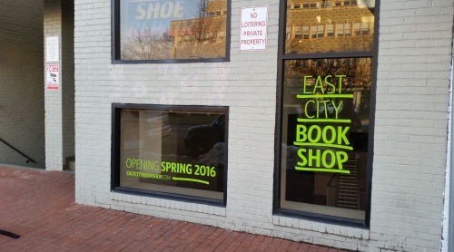 Future home of East City Bookshop